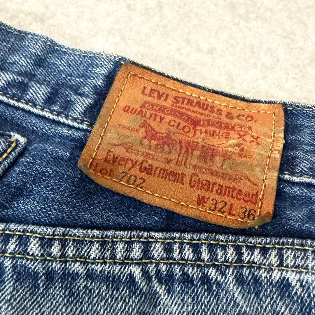 Levi\'s 702-XX Redline Selvedge Japan Reissue Cinch Back Jeans W32 From Japan