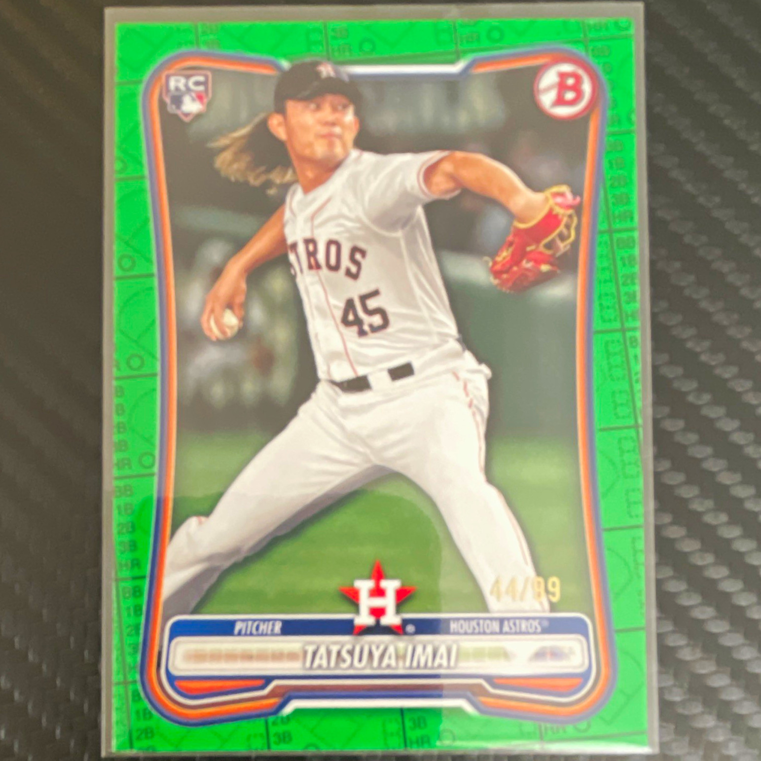 2026 Topps Bowman Tatsuya Imai /99 Green Scorebook Astros RC #74