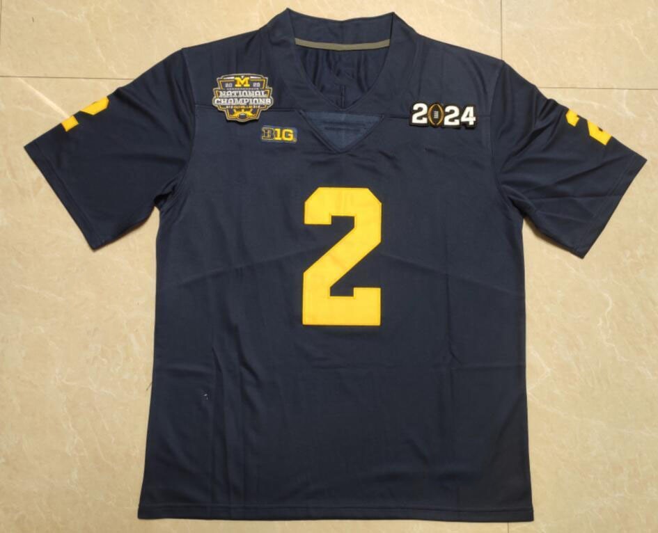 Youth/Adult Michigan Wolverines Jersey #2 Blake Corum #9 JJ McCarthy Sewn Custom Youth/Adult Michigan Wolverines Jersey #2 Blake Corum #9 JJ McCarthy Sewn Custom