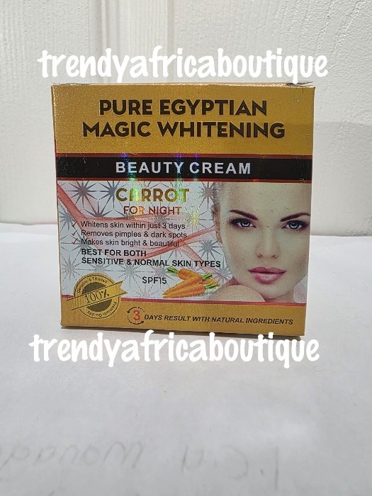 Pure Egyptian Carrot Beauty Night face cream Night. X 1. Spf 15 Pure Egyptian Carrot Beauty Night face cream Night. X 1. Spf 15