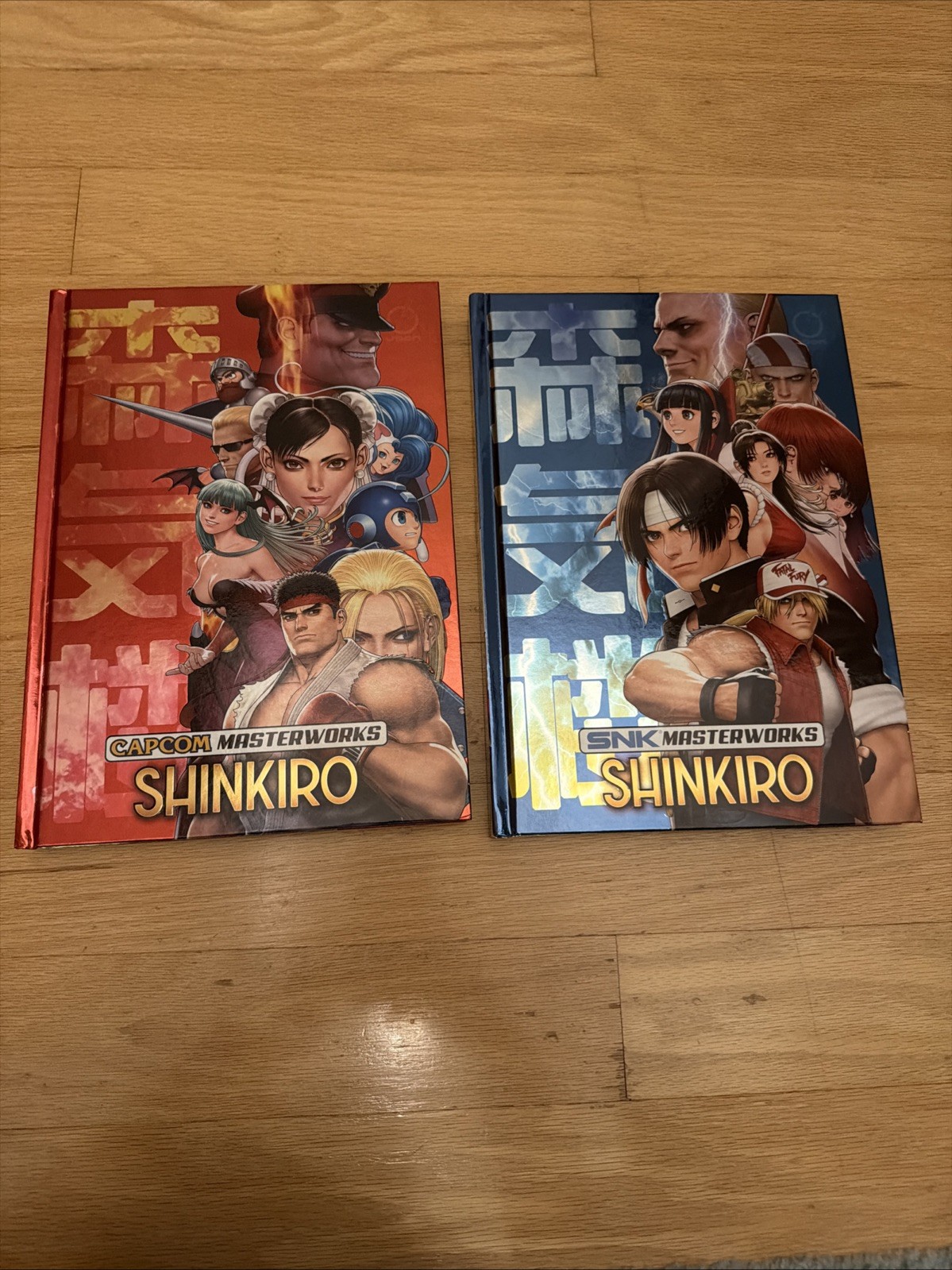 2026 SDCC CAPCOM & SNK MASTERWORKS DELUXE EDITION ARTBOOK SET SHINKIRO SIGNED
