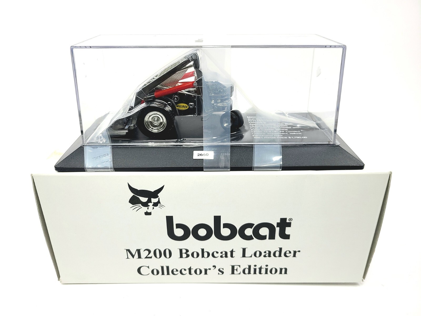 Melroe Bobcat M-200 Loader - Chrome - Clover 1:25 Scale Model #6900817 New