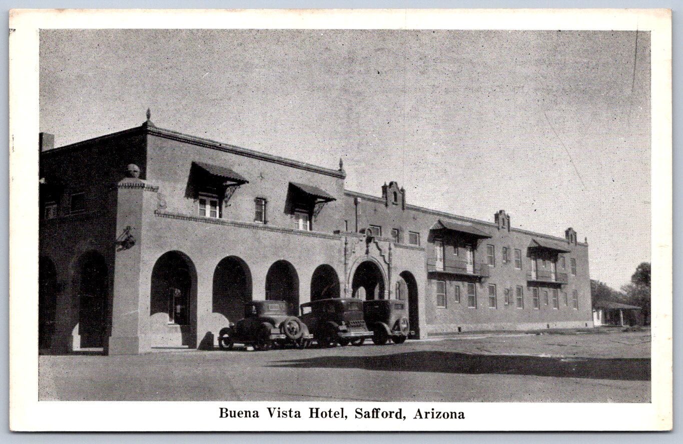 K46/ Safford Arizona Postcard c1940s Buena Vista Hotel 415 K46/ Safford Arizona Postcard c1940s Buena Vista Hotel 415