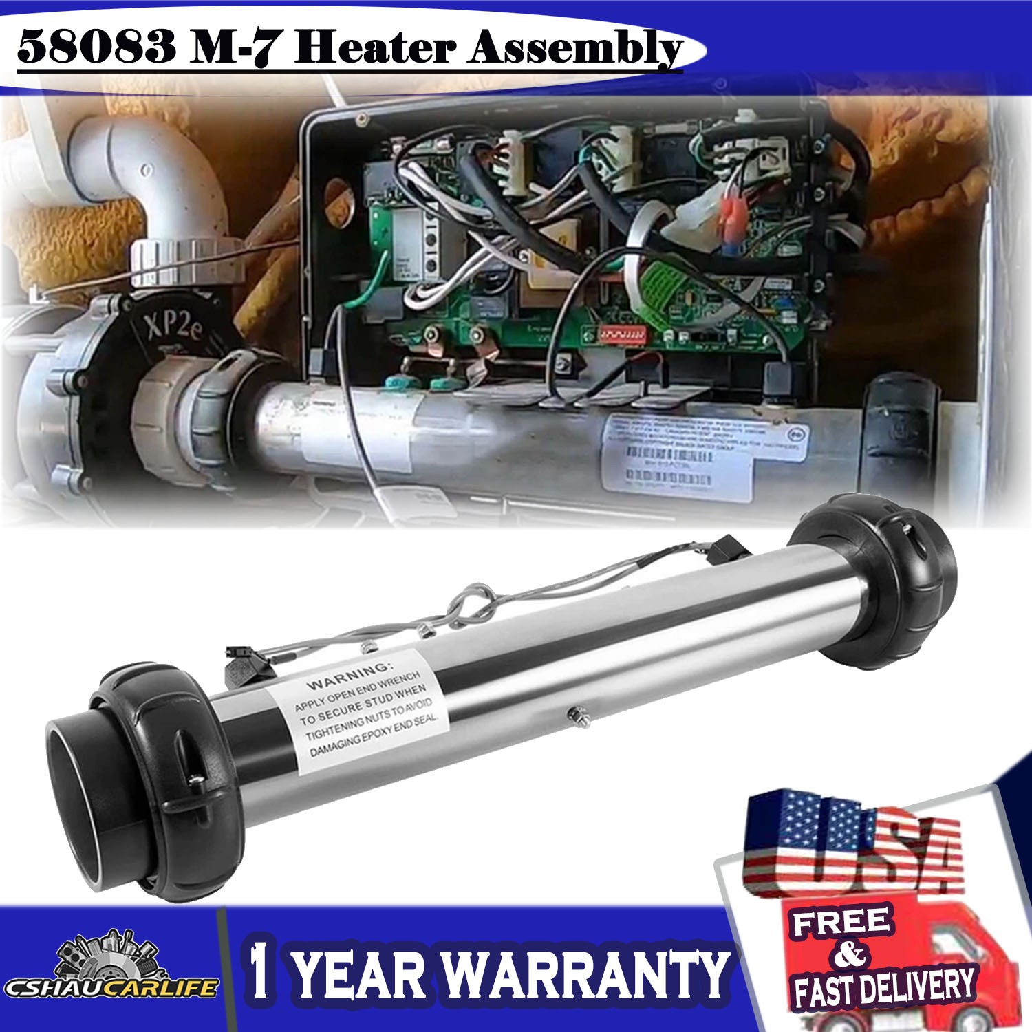 for Balboa 58083 M-7 Heater Assembly 15\