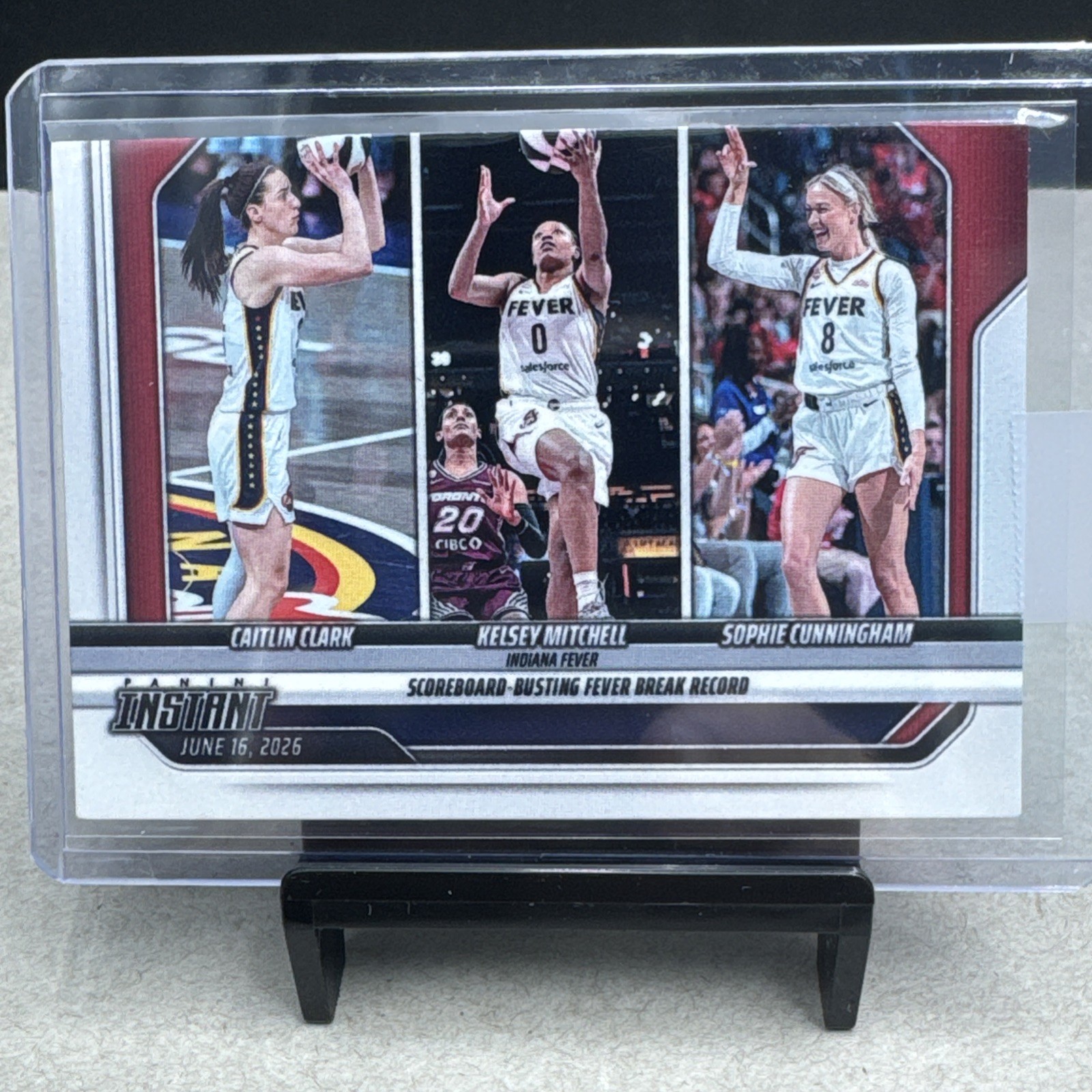 CAITLIN CLARK KELSEY MITCHELL SOPHIE CUNNINGHAM 2026 PANINI INSTANT WNBA 161