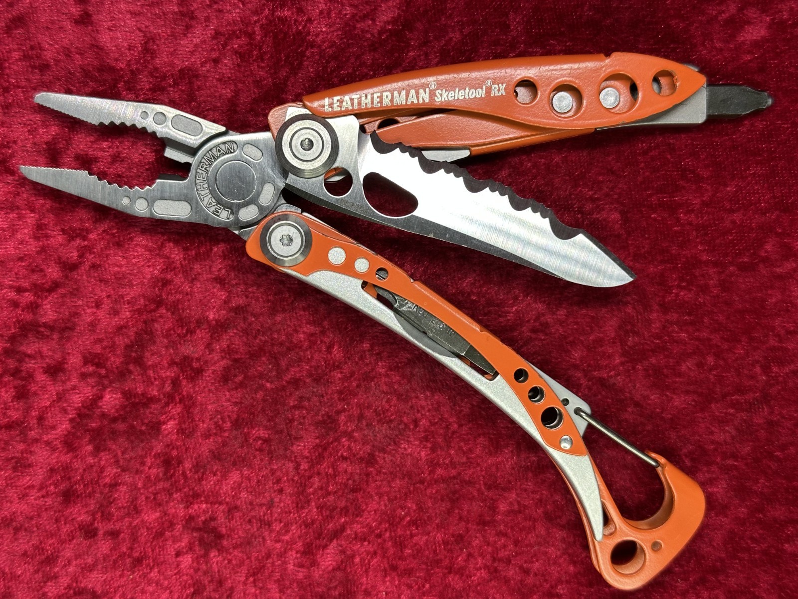 Leatherman Skeletool RX Orange Stainless 7 Tool Multi-Tool 154CM Blade Rare (793 Leatherman Skeletool RX Orange Stainless 7 Tool Multi-Tool 154CM Blade Rare (793