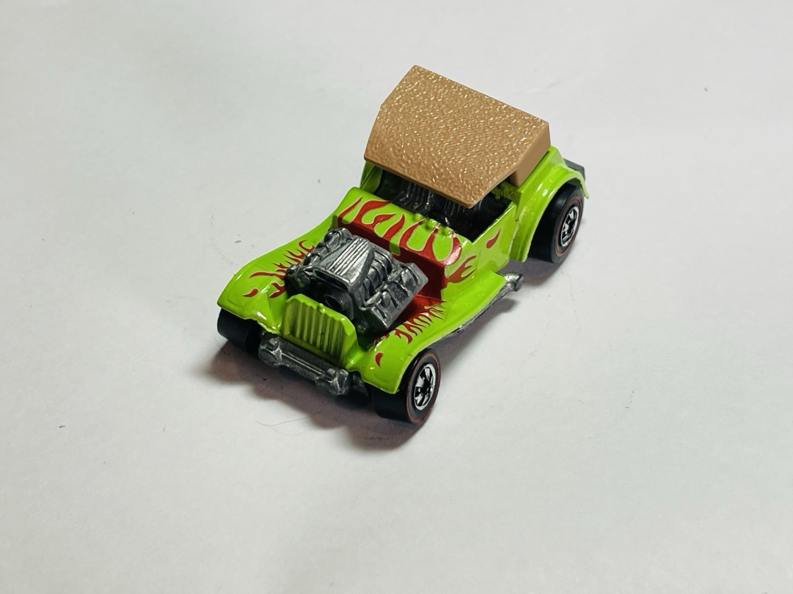 Restored Hot Wheels Redline - 1974 - Sir Rodney Roadster - Green