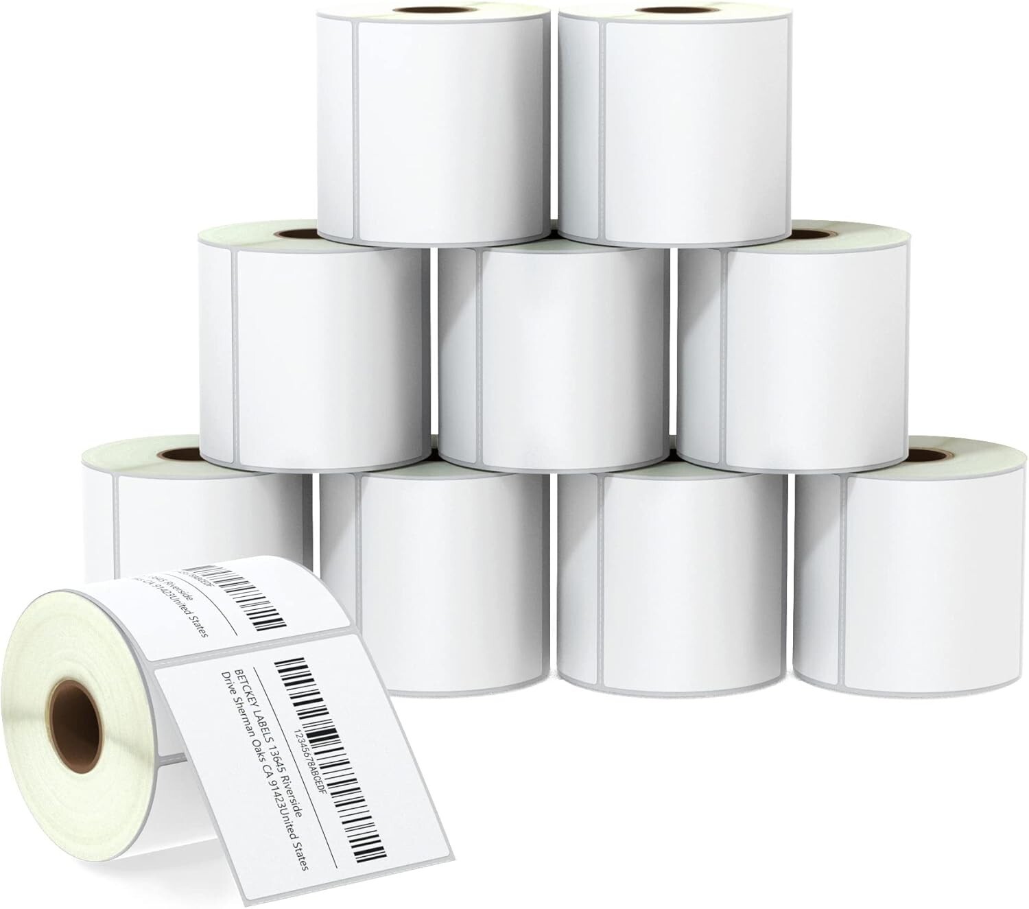 10 rolls  5000 total 3x3 betckey premium thermal shipping labels Zebra Rollo