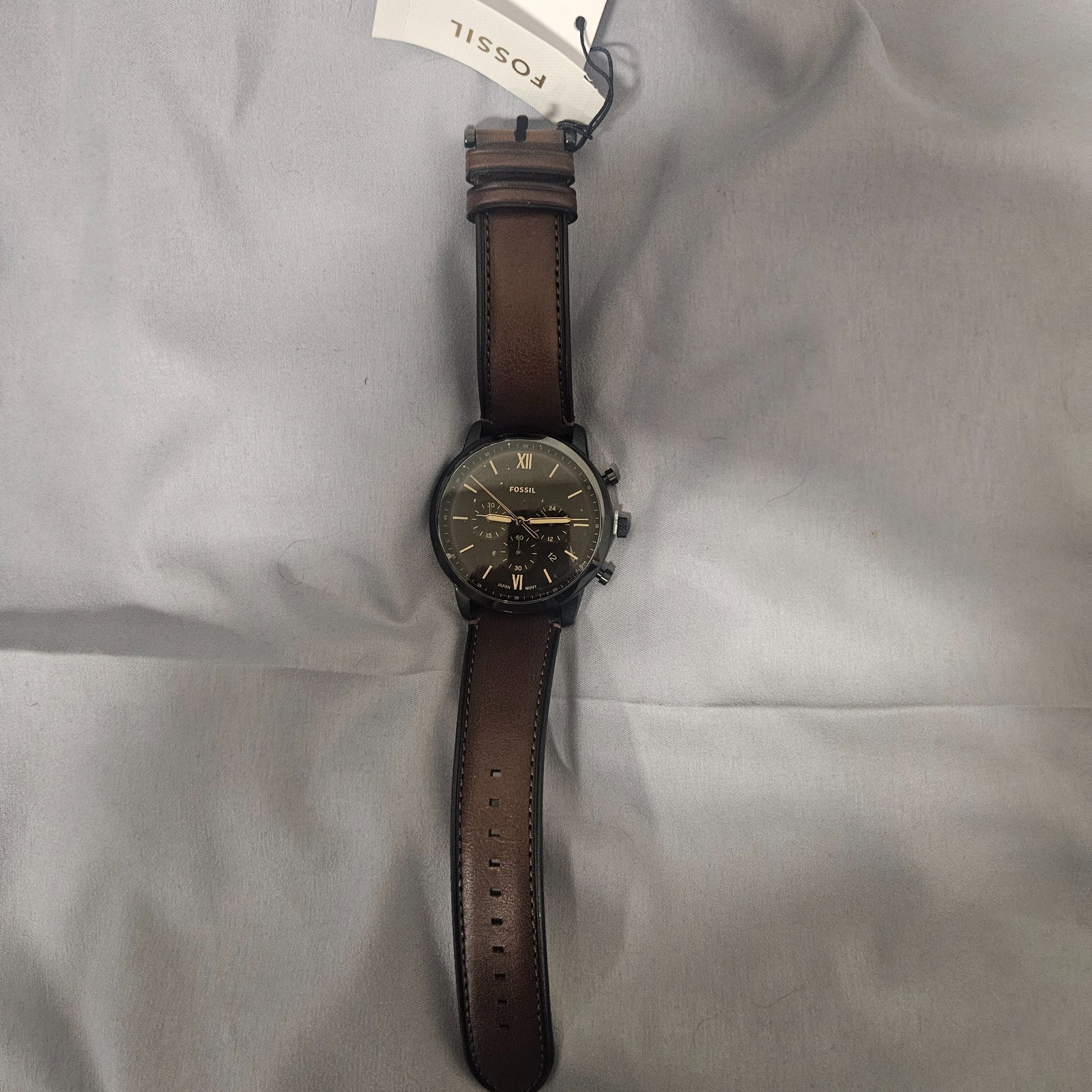 Fossil - Men's Neutra Watch, Brown, 44MM/22MM Fossil - Men's Neutra Watch, Brown, 44MM/22MM