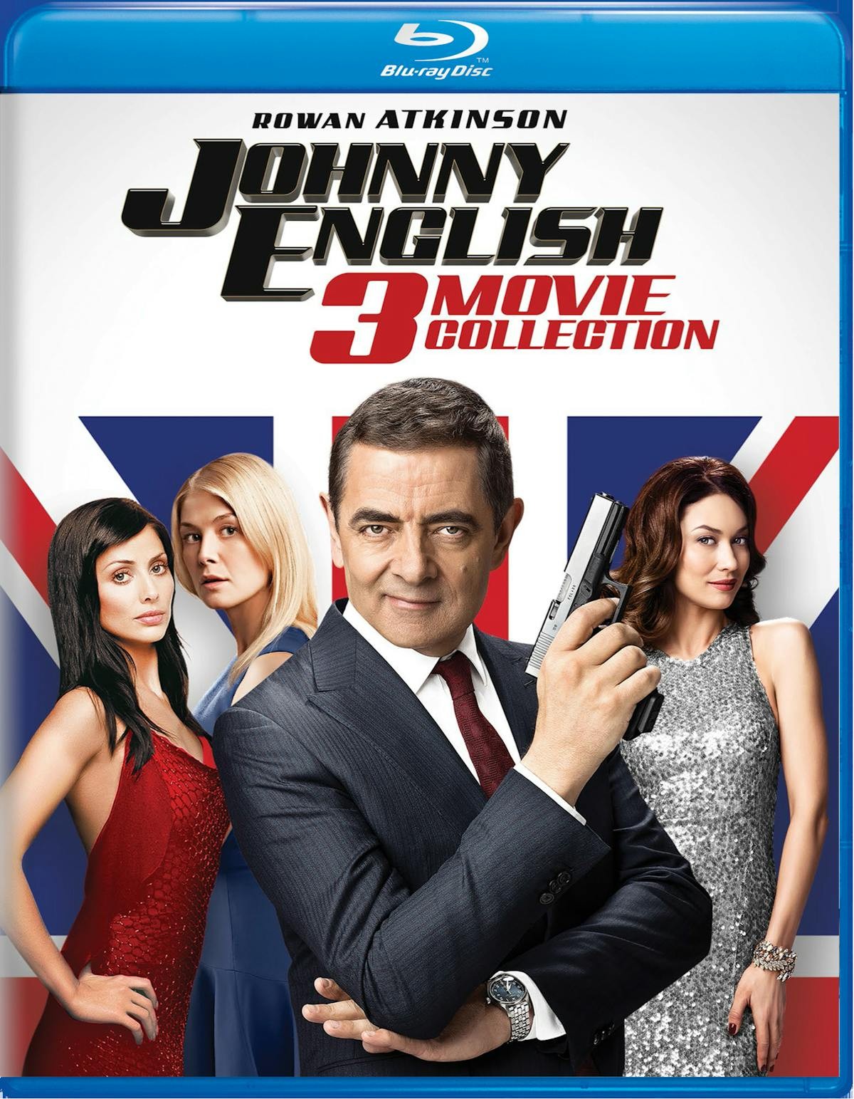 Johnny English 3-movie Collection Blu-ray Rowan Atkinson NEW