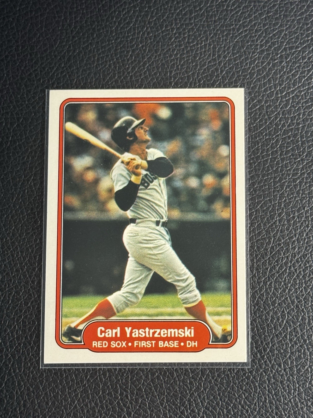 ‼️STELLAR VINTAGE‼️1982 Fleer Carl Yastrzemski #312 Boston Red Sox ICON MLB HOF