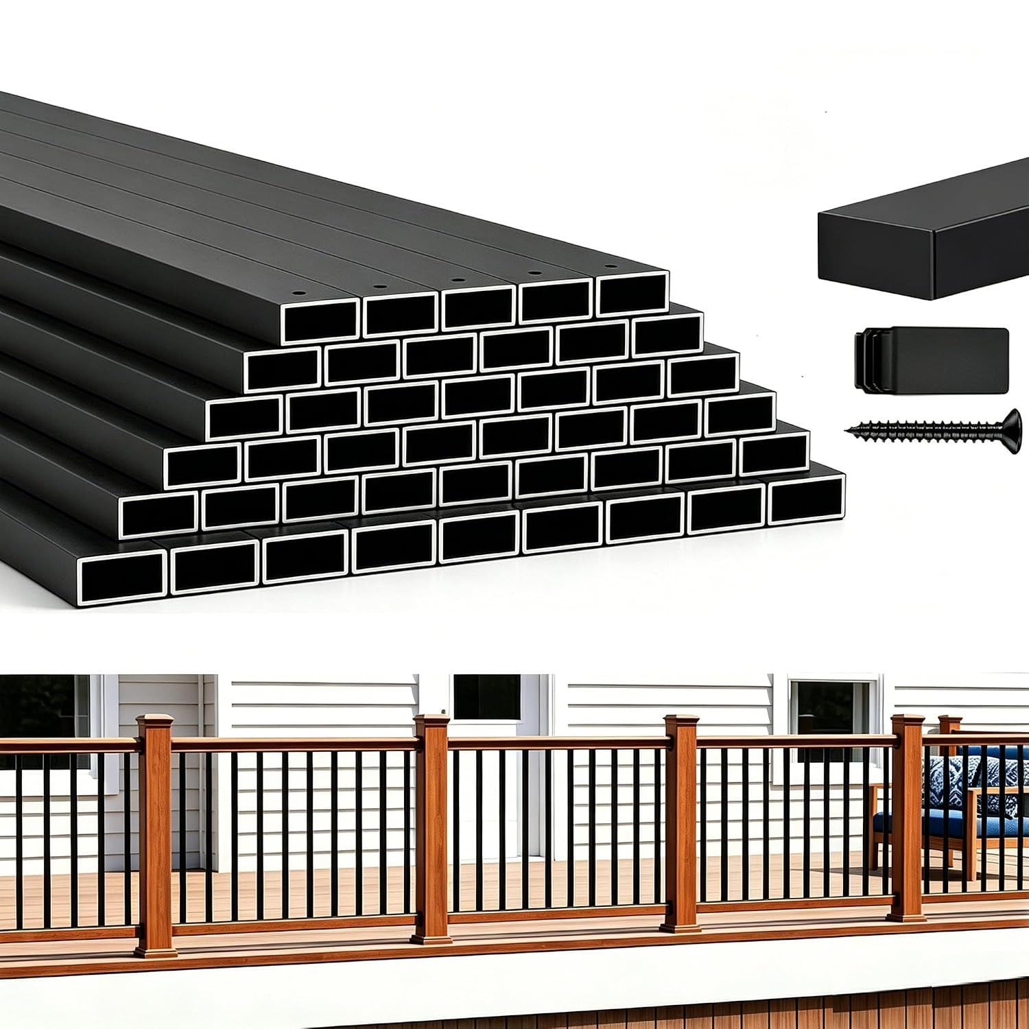 101 Pack Stainless Steel Deck Balusters – 32.25\