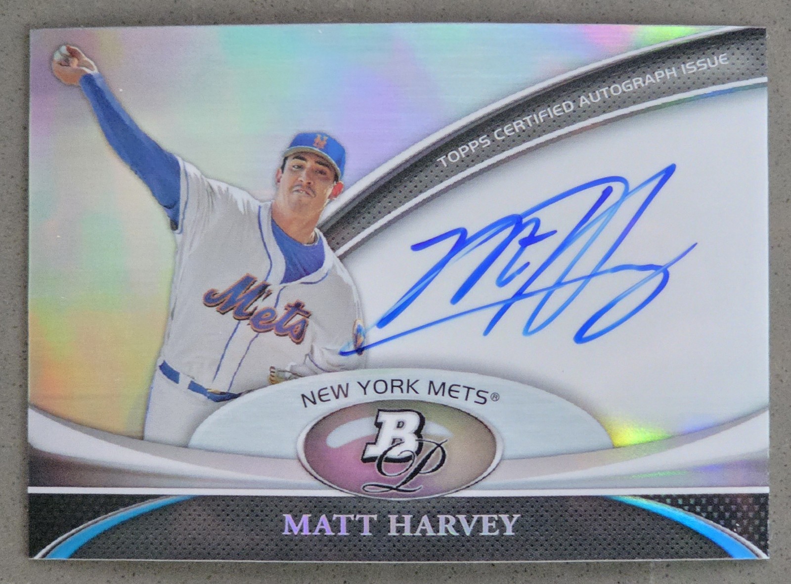 2011 Bowman Platinum Matt Harvey Prospect Auto #BPA-MH