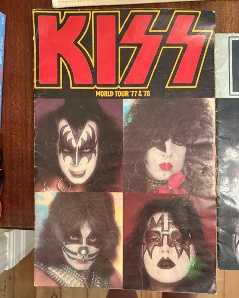 KISS World Tour \'77 & \'78 Concert Program
