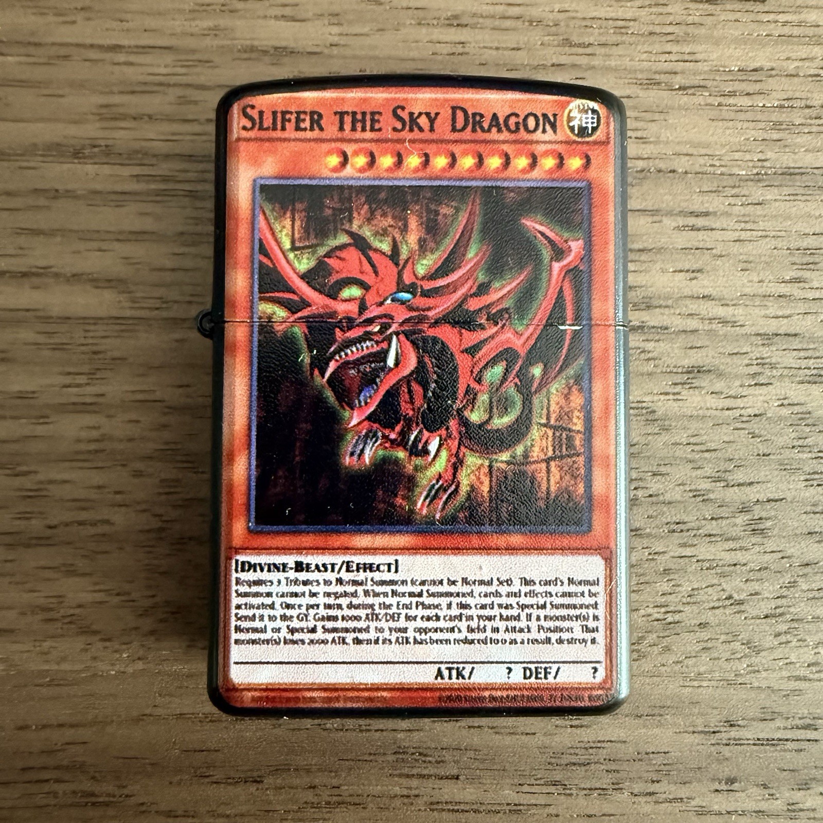 Slifer the Sky Dragon Lighter | Windproof Refillable Metal Anime Collectible Slifer the Sky Dragon Lighter | Windproof Refillable Metal Anime Collectible