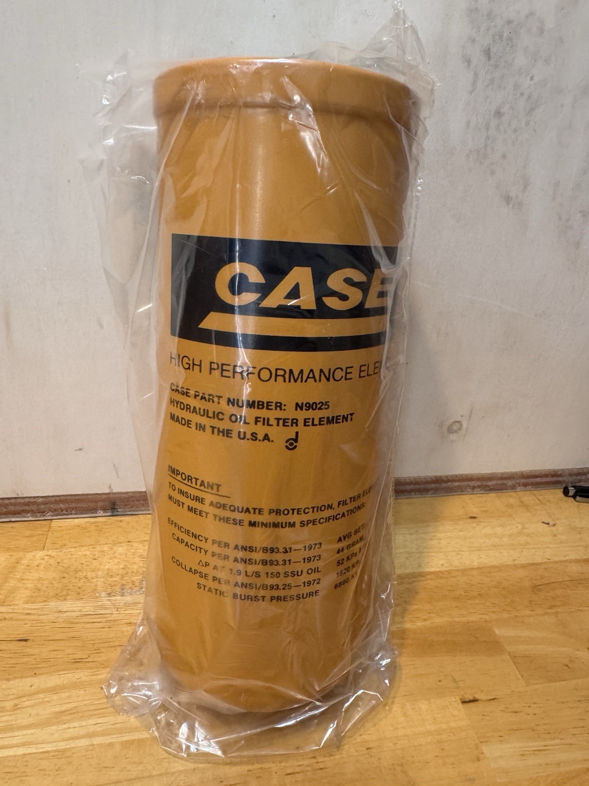 Genuine Case Hydraulic Filter N9025 Genuine Case Hydraulic Filter N9025