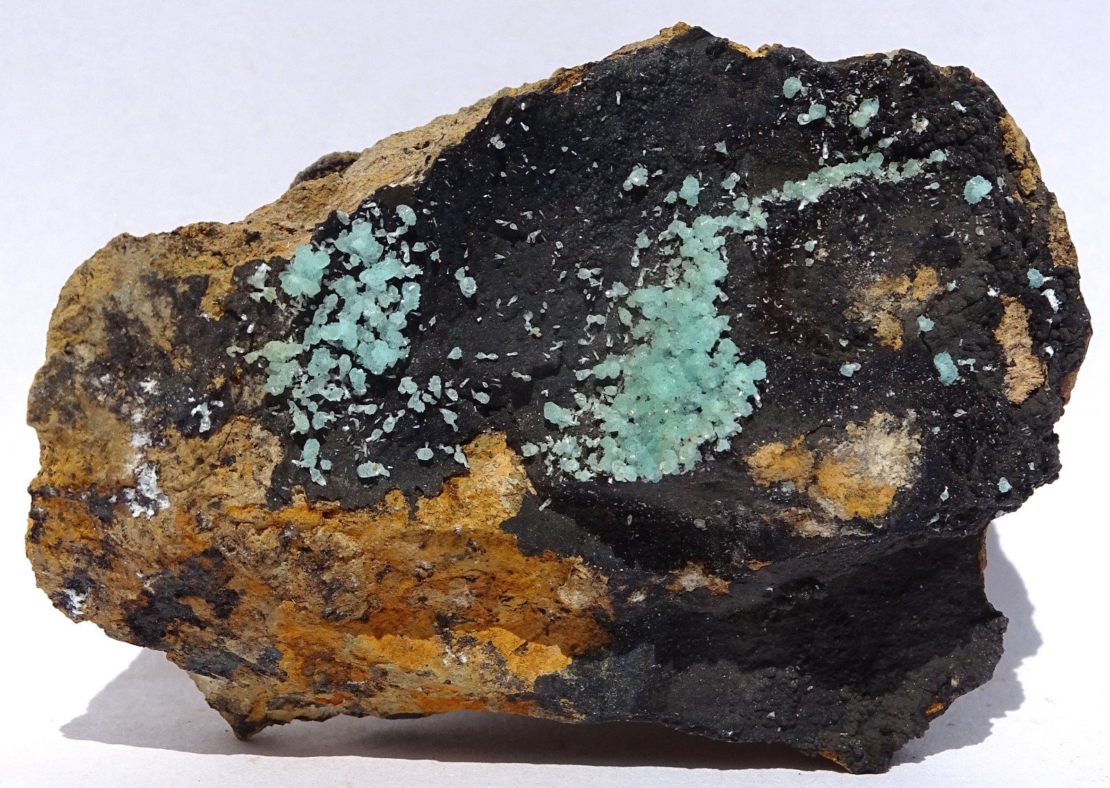 Gorgeous Cuprian ADAMITE--San Rafael mine, Nevada--Museum Benefit--R Gibbs Label