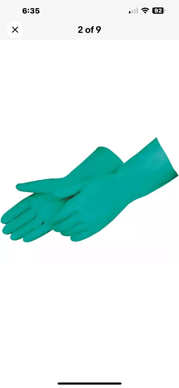 12-pair PIP ASSURANCE Premium Chemical Resistant Nitrile Rubber Gloves 22mil Med