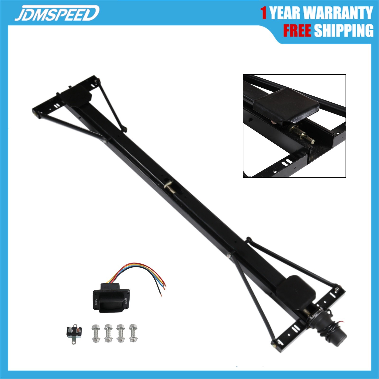 Universal Black Rear Trailer Stabilizer Jack Stand Stabilizer Jack Kit 298707