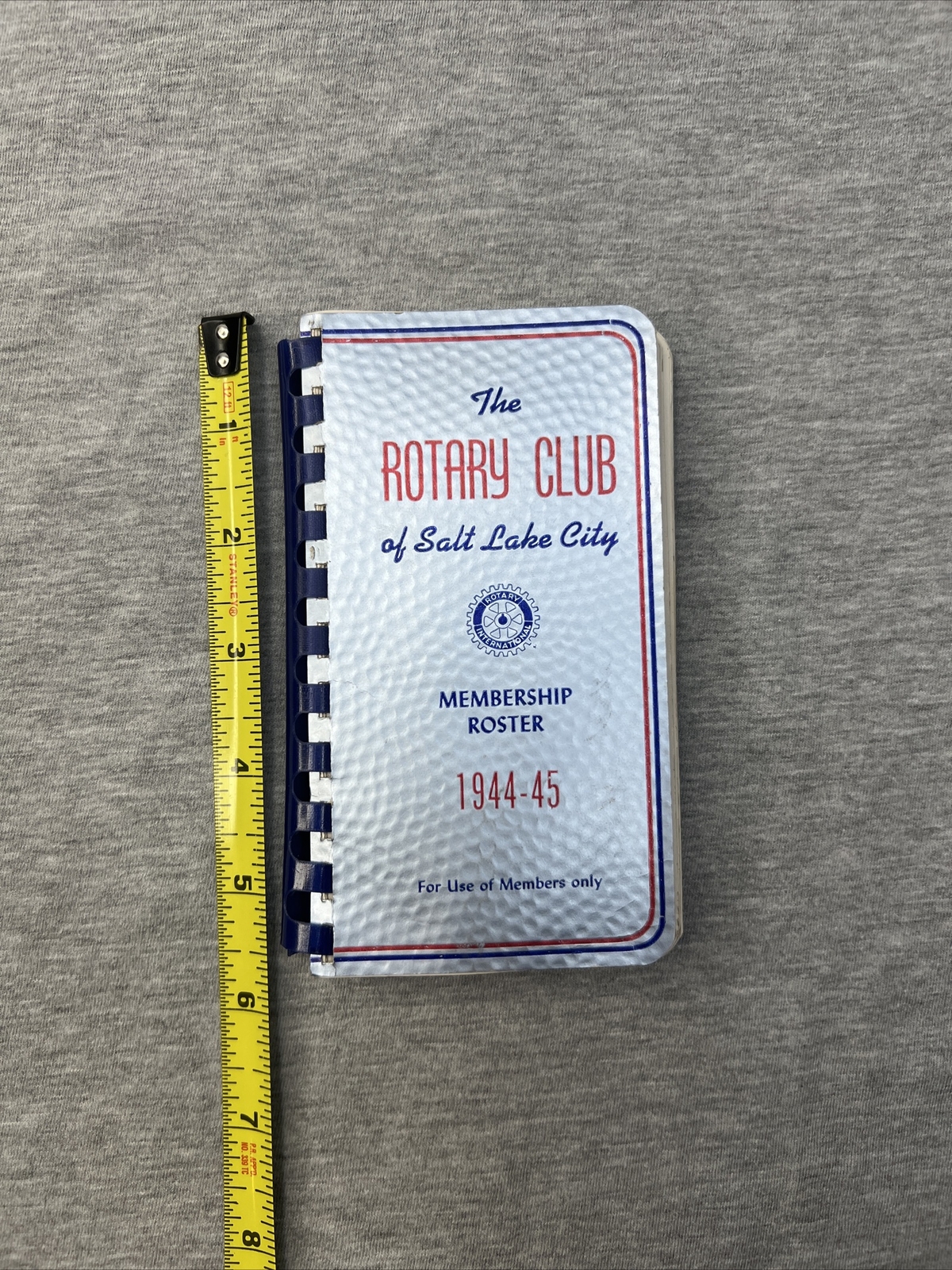 Vintage 1944-45 The Rotary Club Roster of Salt Lake City Membership Roster