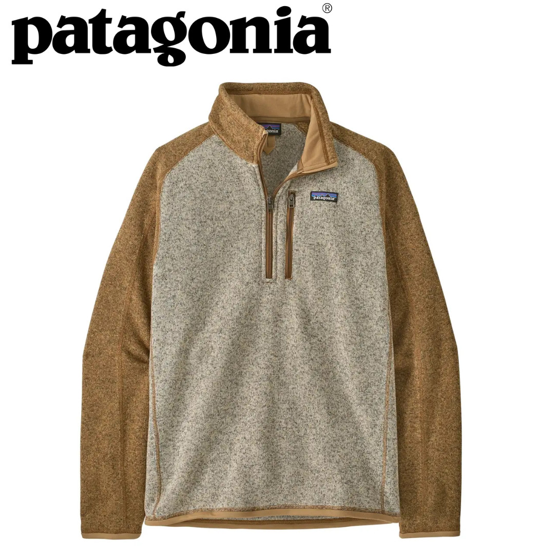 Patagonia Men's Fleece Better in Nautilus Tan (Brown) Size S/M - NEW WITH TAG