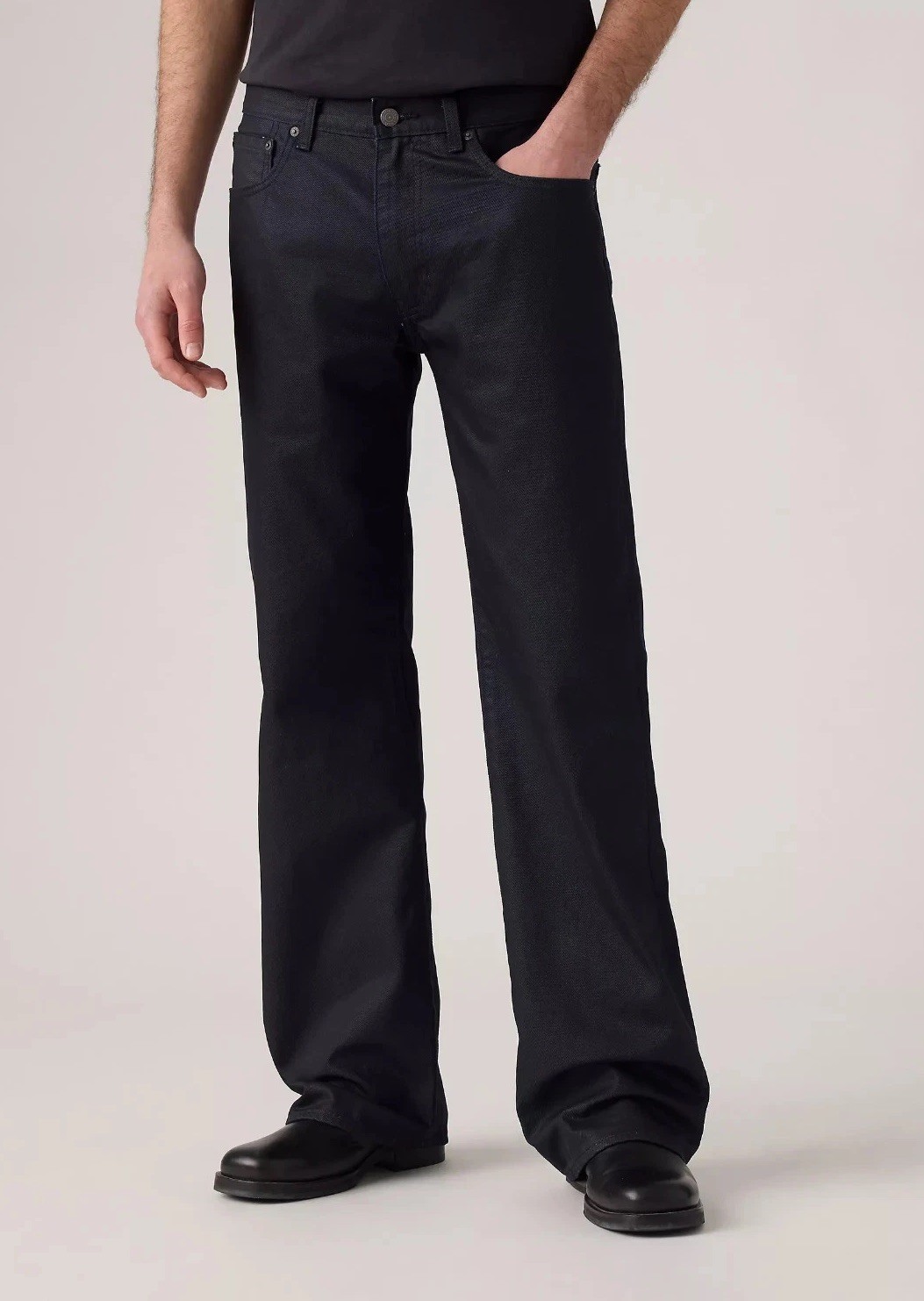 Levi\'s Premium 567 Relaxed Flare Coated Men\'s Jeans Retail $98