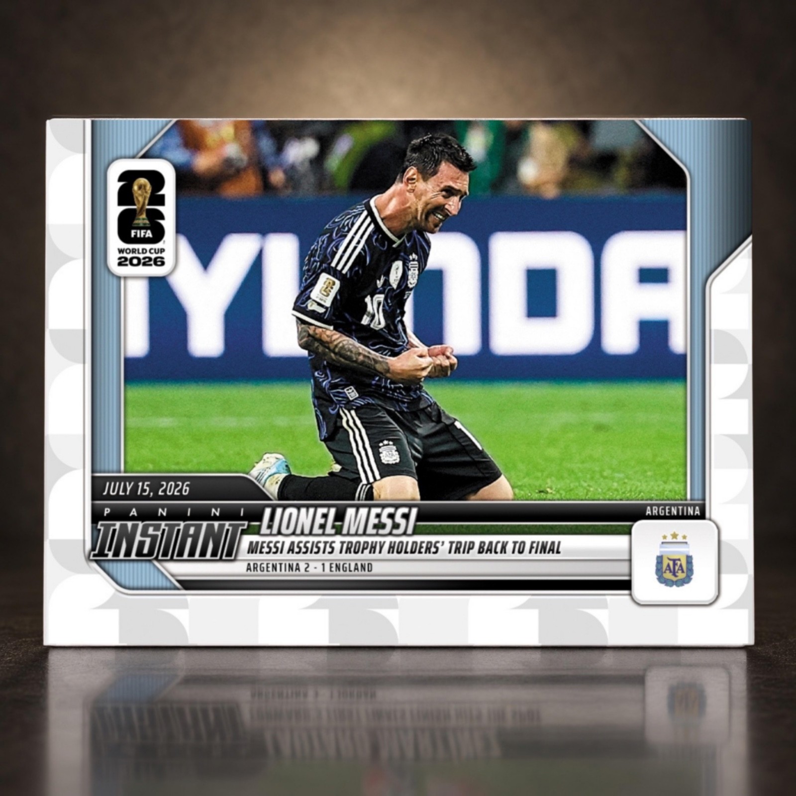 LIONEL MESSI ARGENTINA #235 PANINI INSTANT BACK TO THE FINAL 2026 WORLD CUP BR4