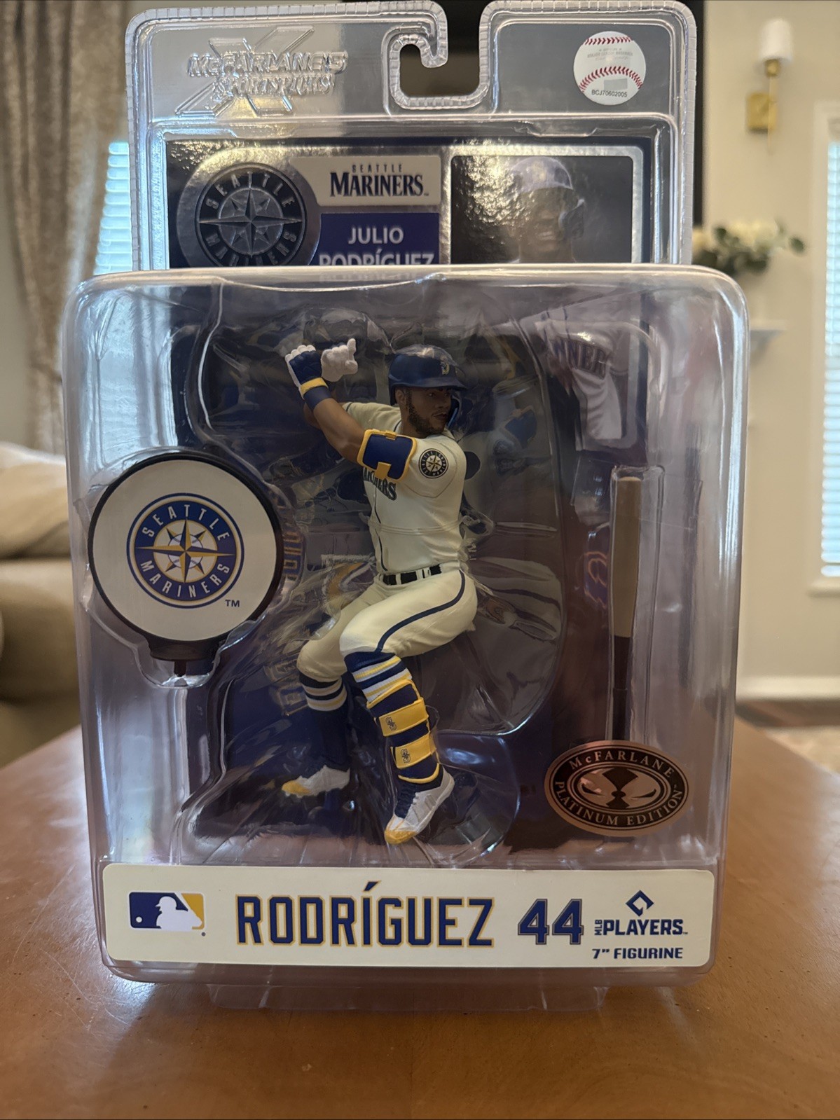 Julio Rodriguez Seattle Mariners MLB Legacy Series Platinum Edition McFarlane