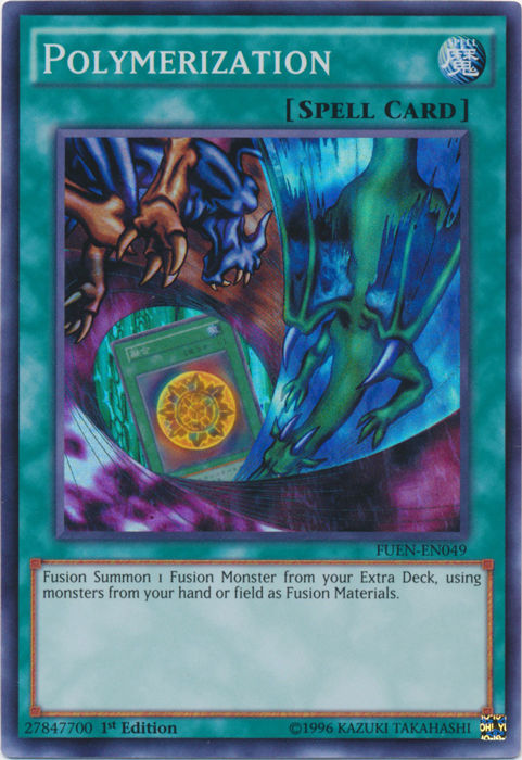 *** POLYMERIZATION *** 1ST EDITION SUPER RARE MINT/NM FUEN-EN049 YUGIOH