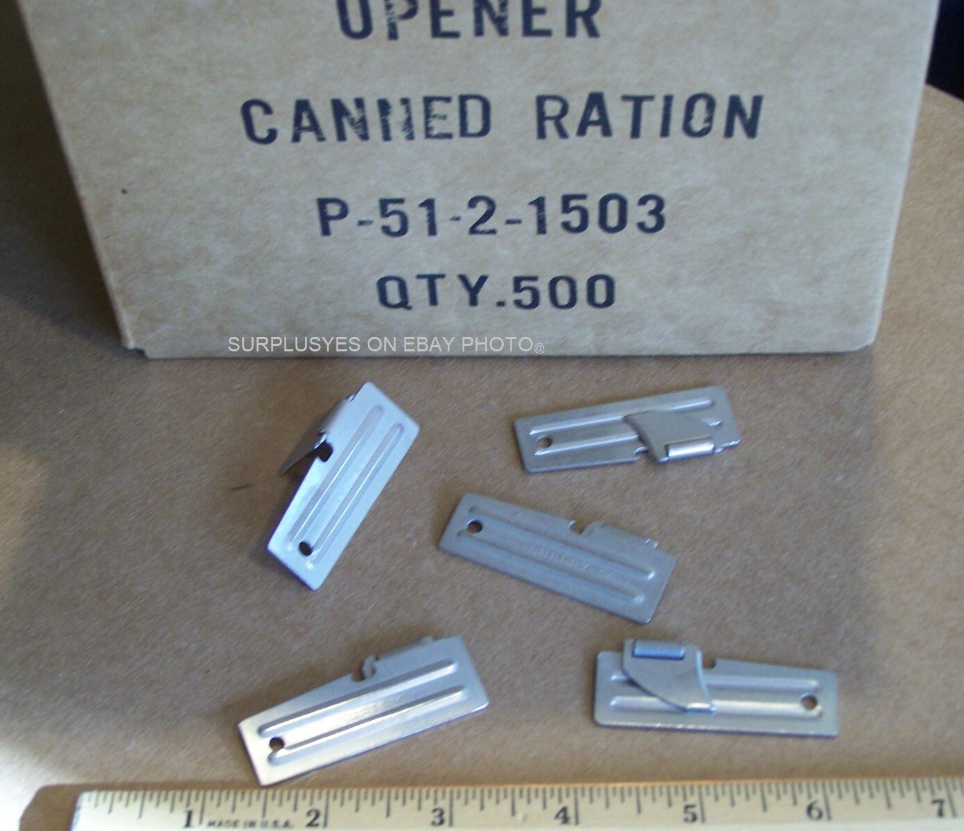 500 P51 Can Opener Shelby Case for Scout Mess Camping Survival Military Prepper