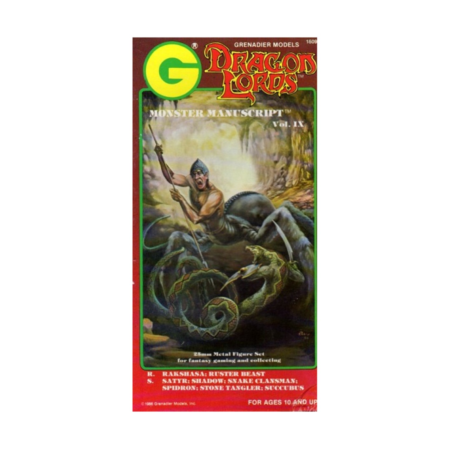 Grenadier Dragon Lords Monster Manuscript #9 R-S VG/EX Grenadier Dragon Lords Monster Manuscript #9 R-S VG/EX