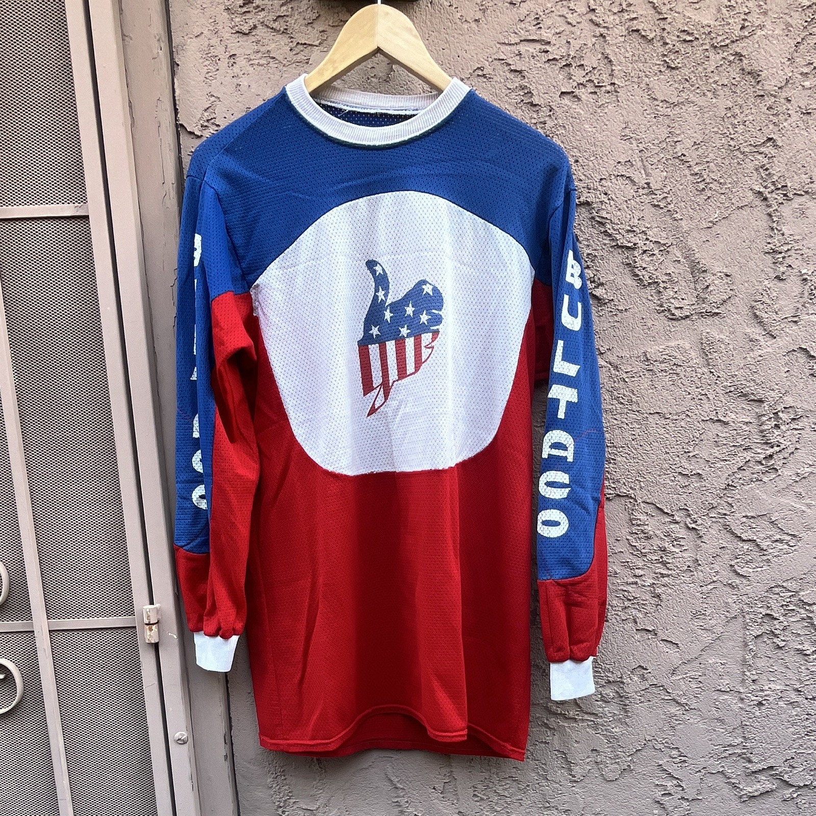 Vintage 1970s 1780s Bultaco Motocross Mesh Jersey Vintage 1970s 1780s Bultaco Motocross Mesh Jersey