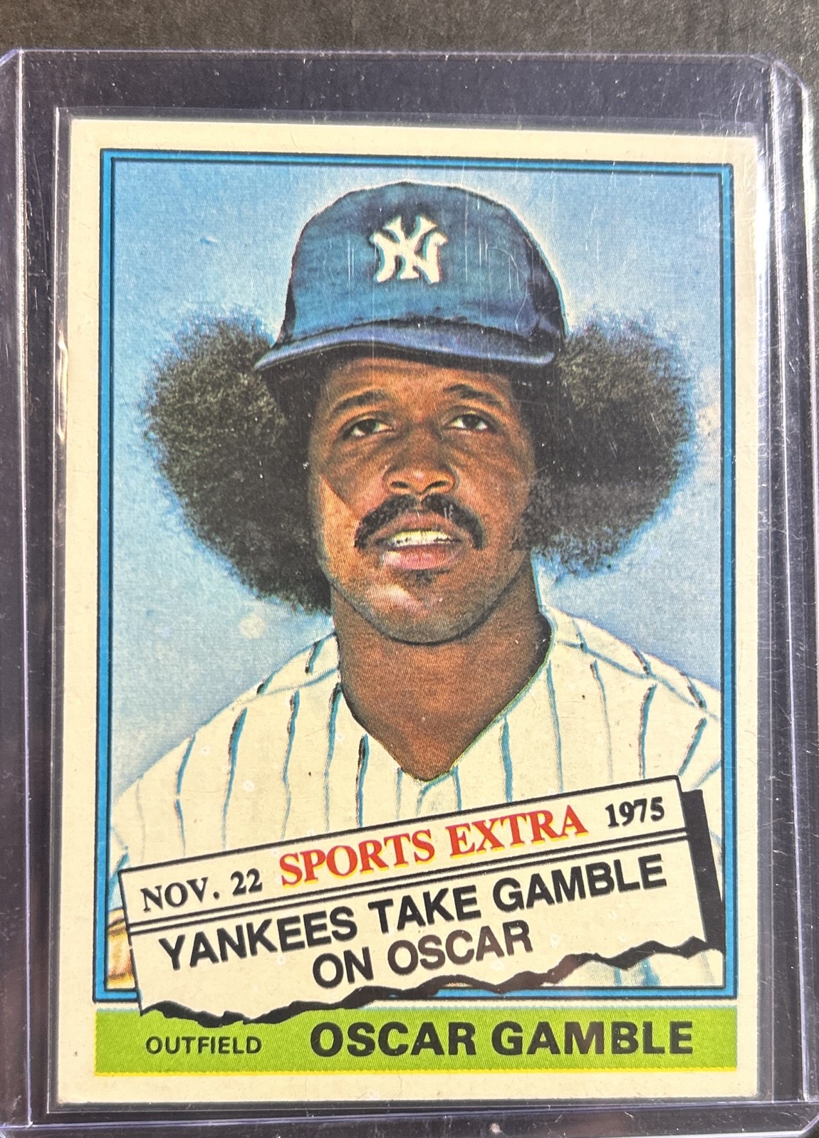 1976 Topps - Traded Oscar Gamble #74T New York Yankees,