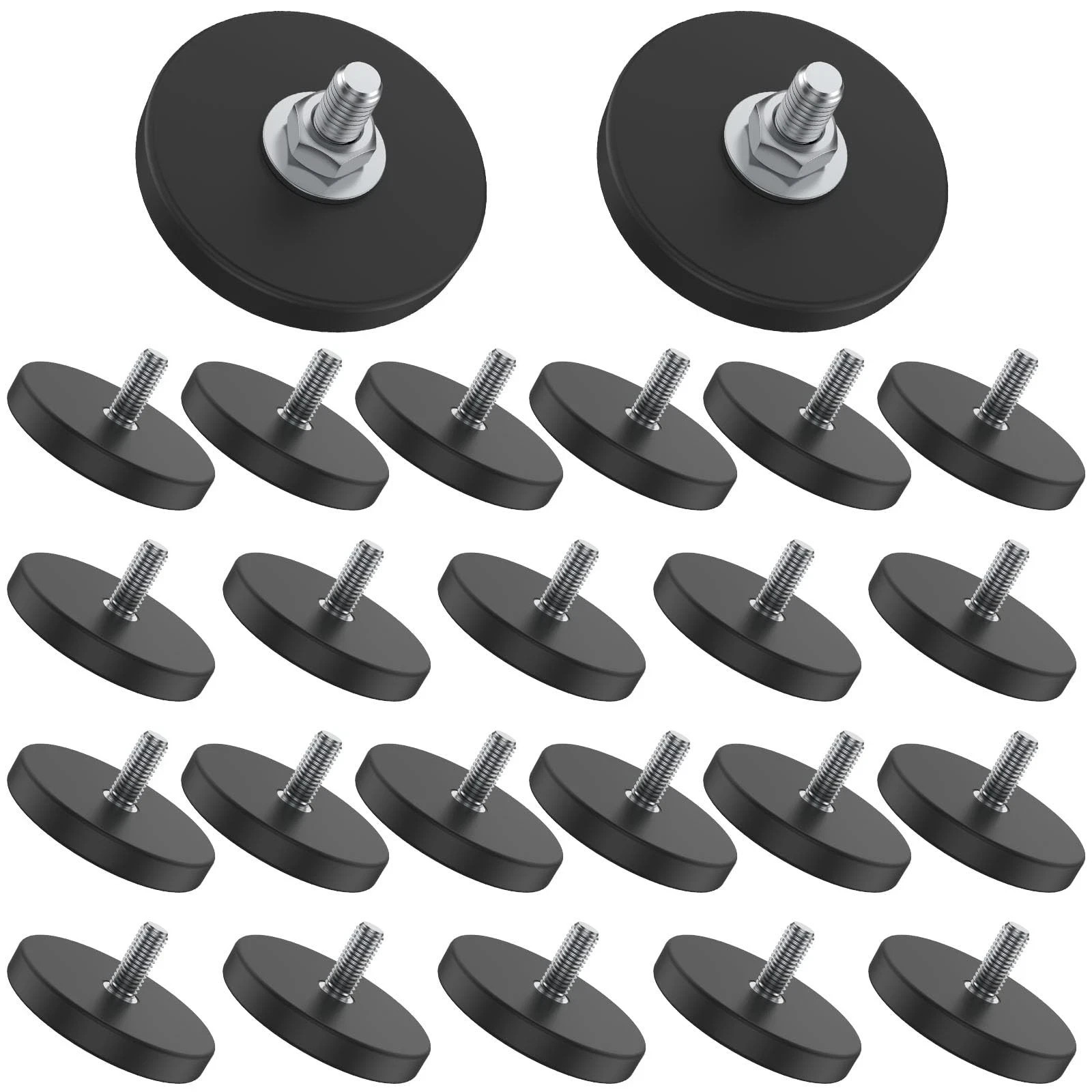 24 Pack Rubber Coated Magnets M6 Rock Light Magnets 1.69 Inch Mounting Magnet... 24 Pack Rubber Coated Magnets M6 Rock Light Magnets 1.69 Inch Mounting Magnet...