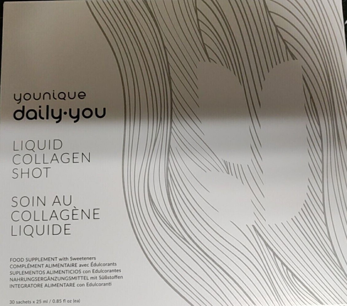 YOUNIQUE DAILY·YOU Liquid Collagen Shot – 30 count  (New Flavor) BNIB