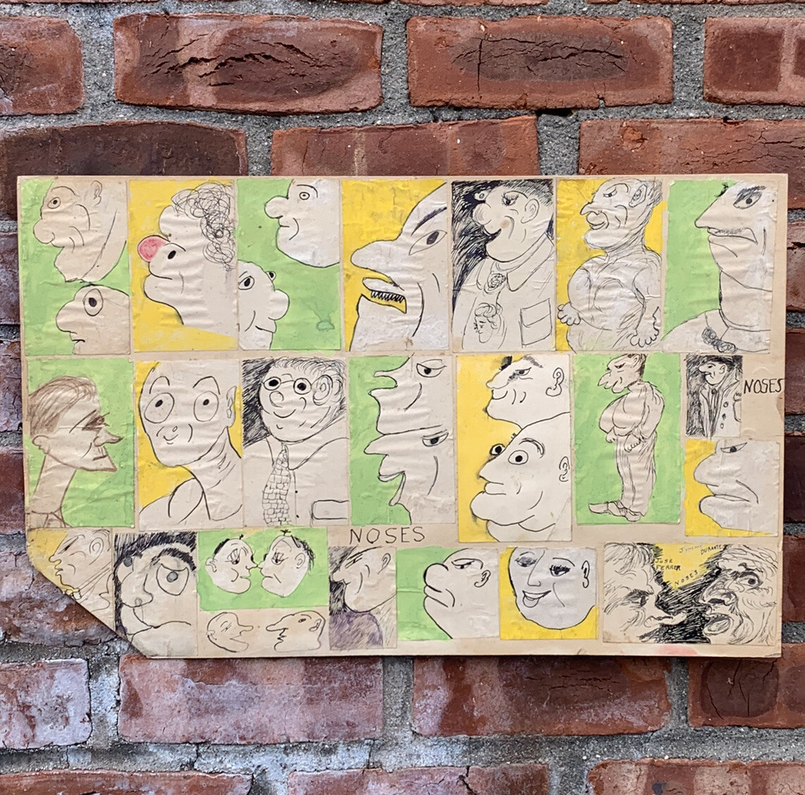 Pennsylvania Naive Art Painting By Justin McCarthy. Sterling Strauser Collection