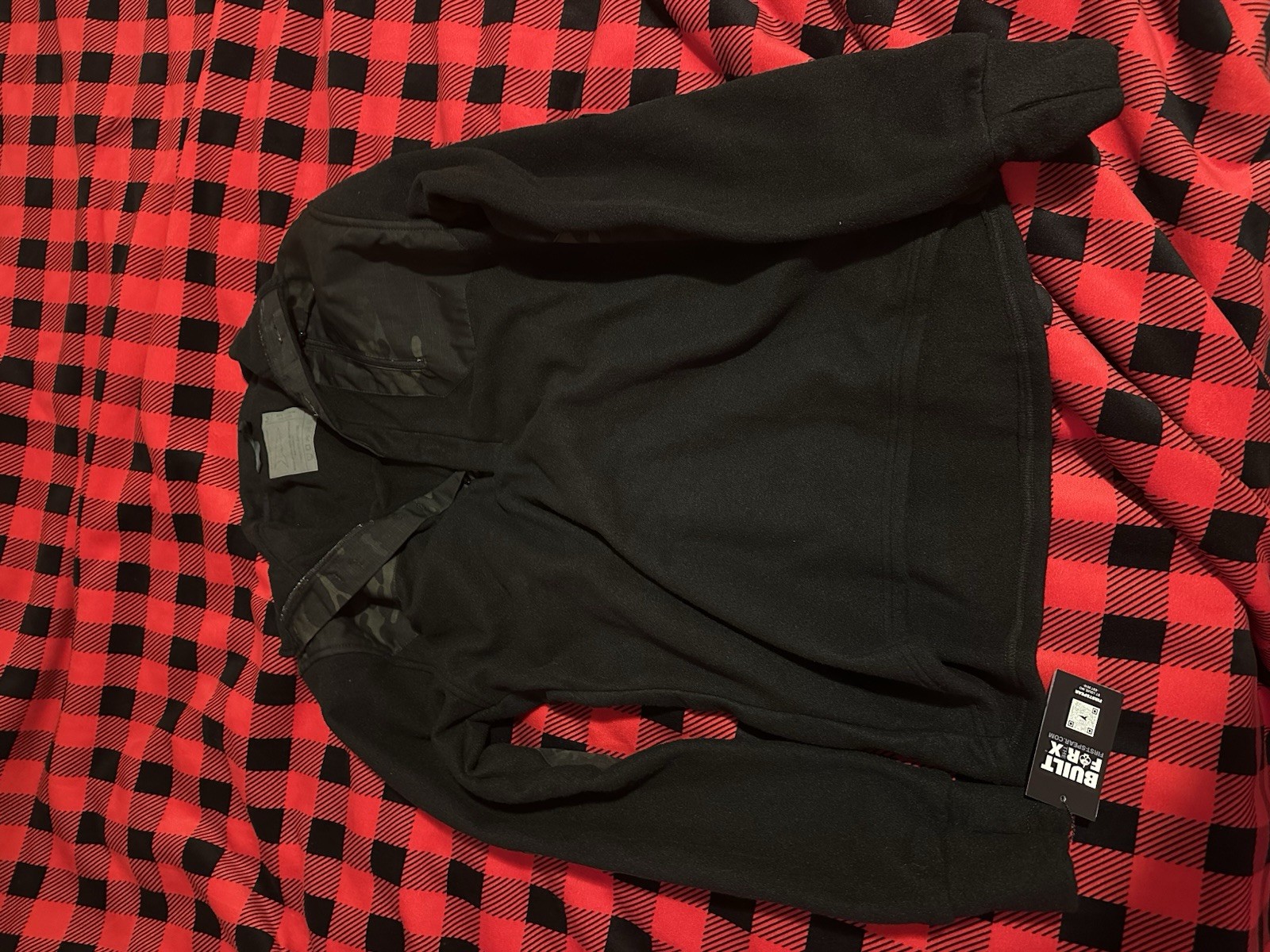 First Spear Black/Black MC Fleece Pullover. Medium First Spear Black/Black MC Fleece Pullover. Medium