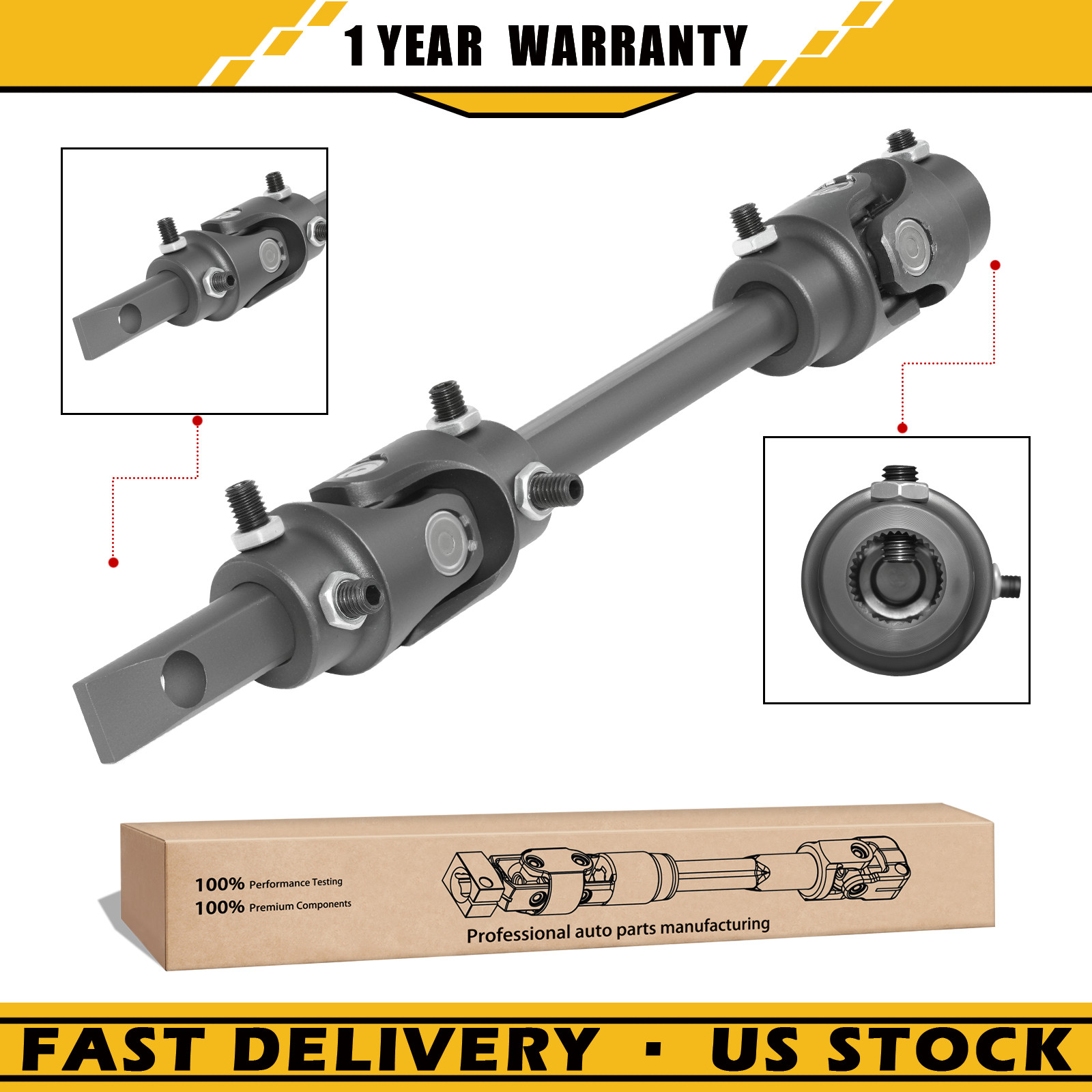 Steering Shaft For 1979-1993 Ford Mustang 000656
