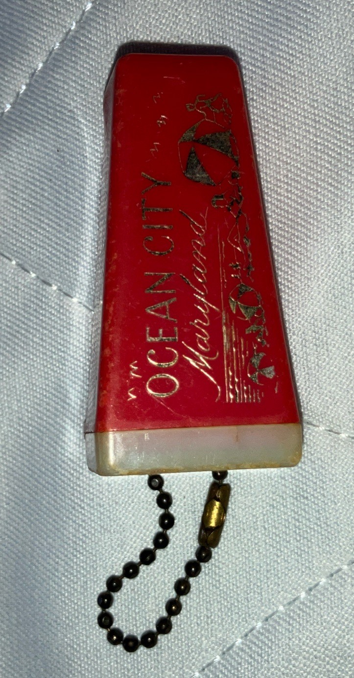 Vintage Ocean City Maryland Travel Key Chain Ring Picture Viewer Vintage Ocean City Maryland Travel Key Chain Ring Picture Viewer