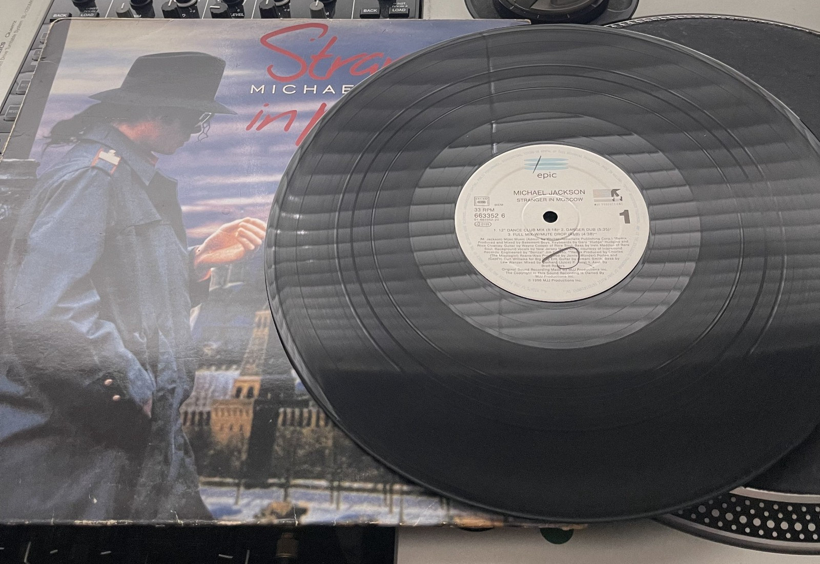 Michael Jackson - Stranger In Moscow OG 1996 EURO Press 12