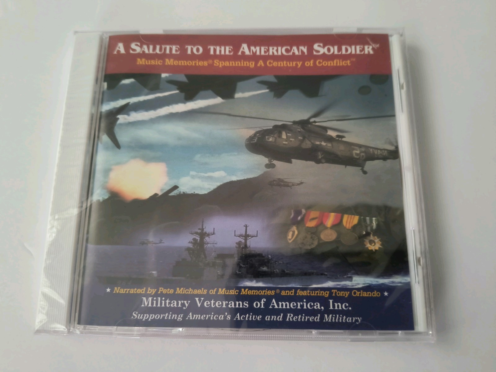 A SALUTE TO THE AMERICAN SOLDIER CD BRAND NEW & FACTORY SEALED VERY RARE A SALUTE TO THE AMERICAN SOLDIER CD BRAND NEW & FACTORY SEALED VERY RARE