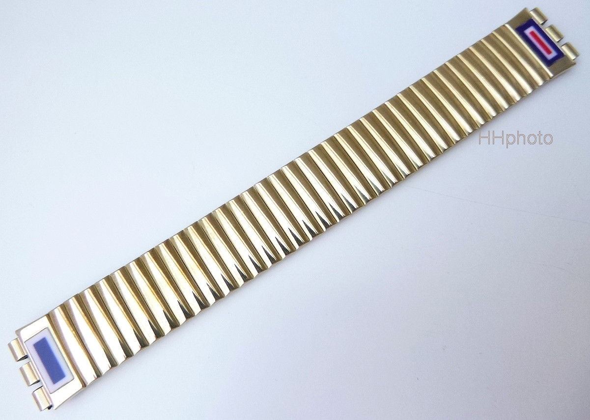 Swatch: Original Flex Bracelet \'Commendatore\' (SEN102) *NEW* Size Large: 15.5 cm