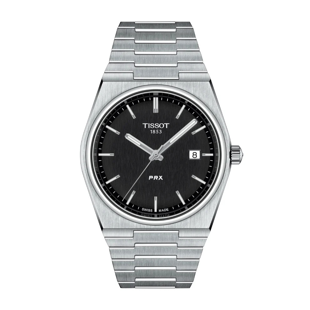 Tissot PRX 40MM Quartz Black Dial Stainless Steel Men\'s Watch T137.410.11.051.00