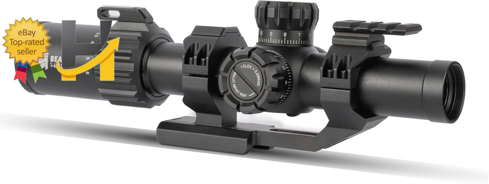 Beast SFP 1-6X LPVO Scope with Extra Low Dispersion Glass