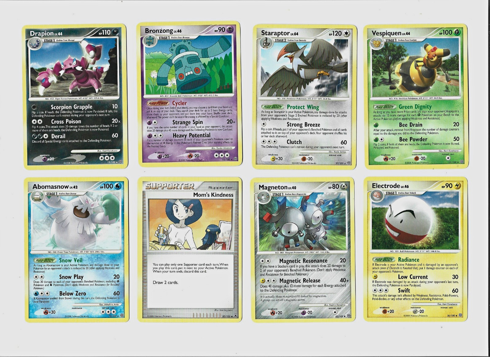 Pokemon 16CARD LOT 2008 StormFront NM-VLP Pokemon 16CARD LOT 2008 StormFront NM-VLP