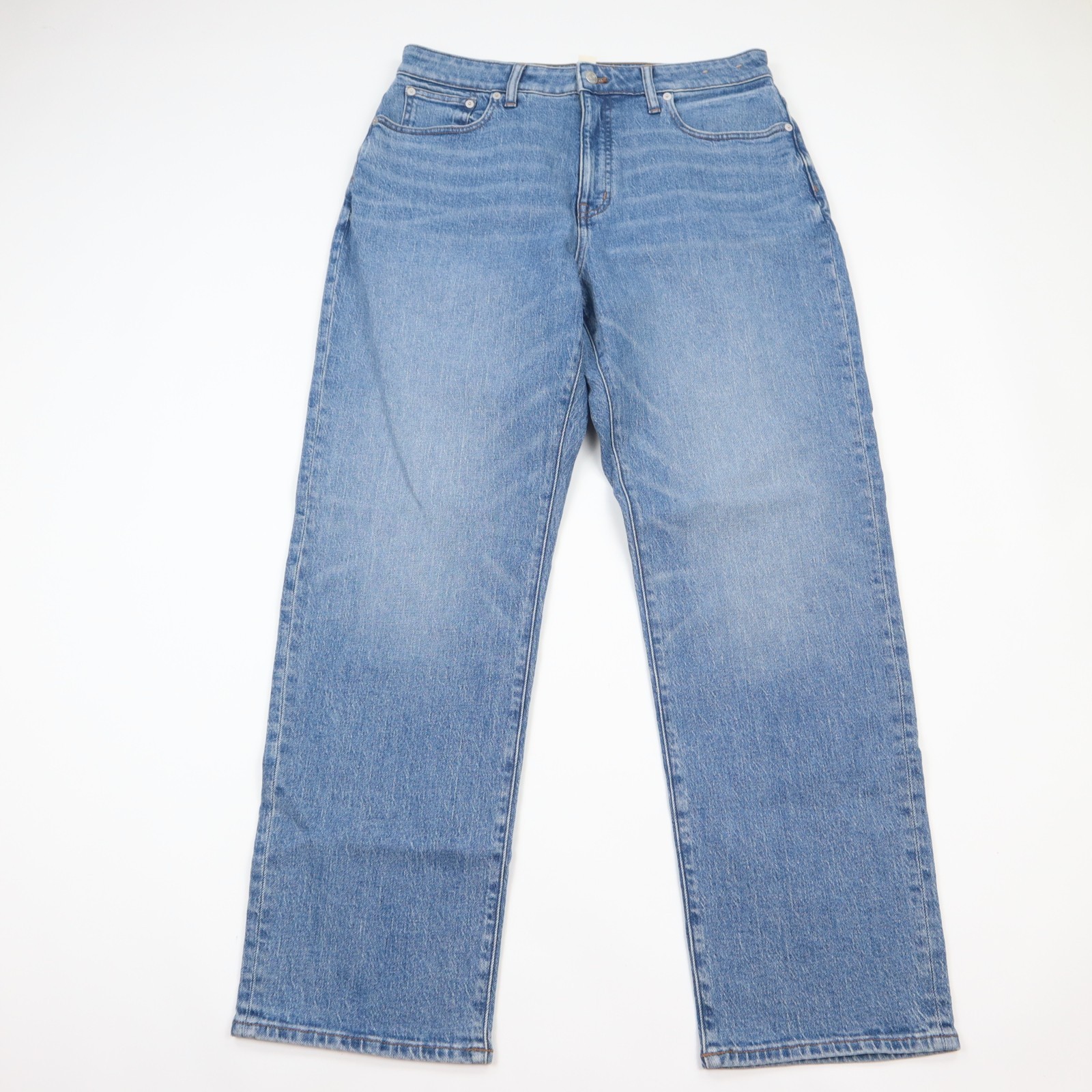 Madewell Jeans Womens actual size 32 Curvy 90s Straight Blue Denim Y2K