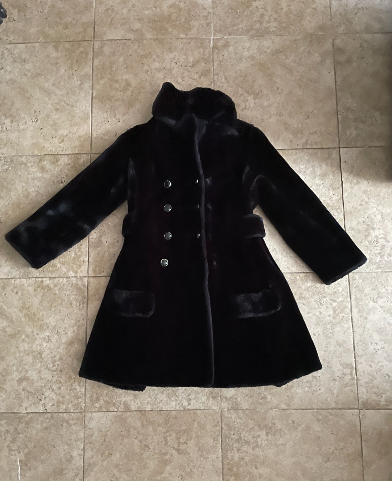 **RESERVED** 70s Vintage Women\'s ILGWU Faux Fur Coat