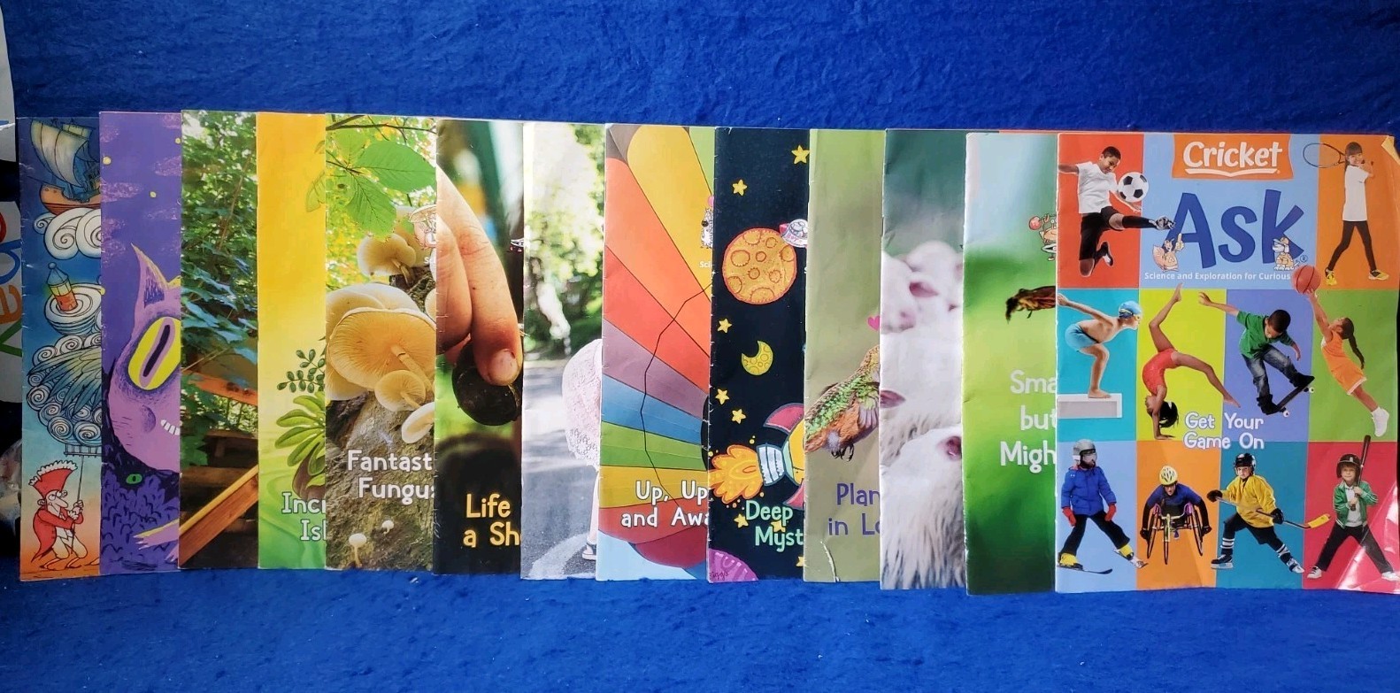 ASK Magazine Lot of 13 Science Exploration Curious Kids Cricket Media STEM