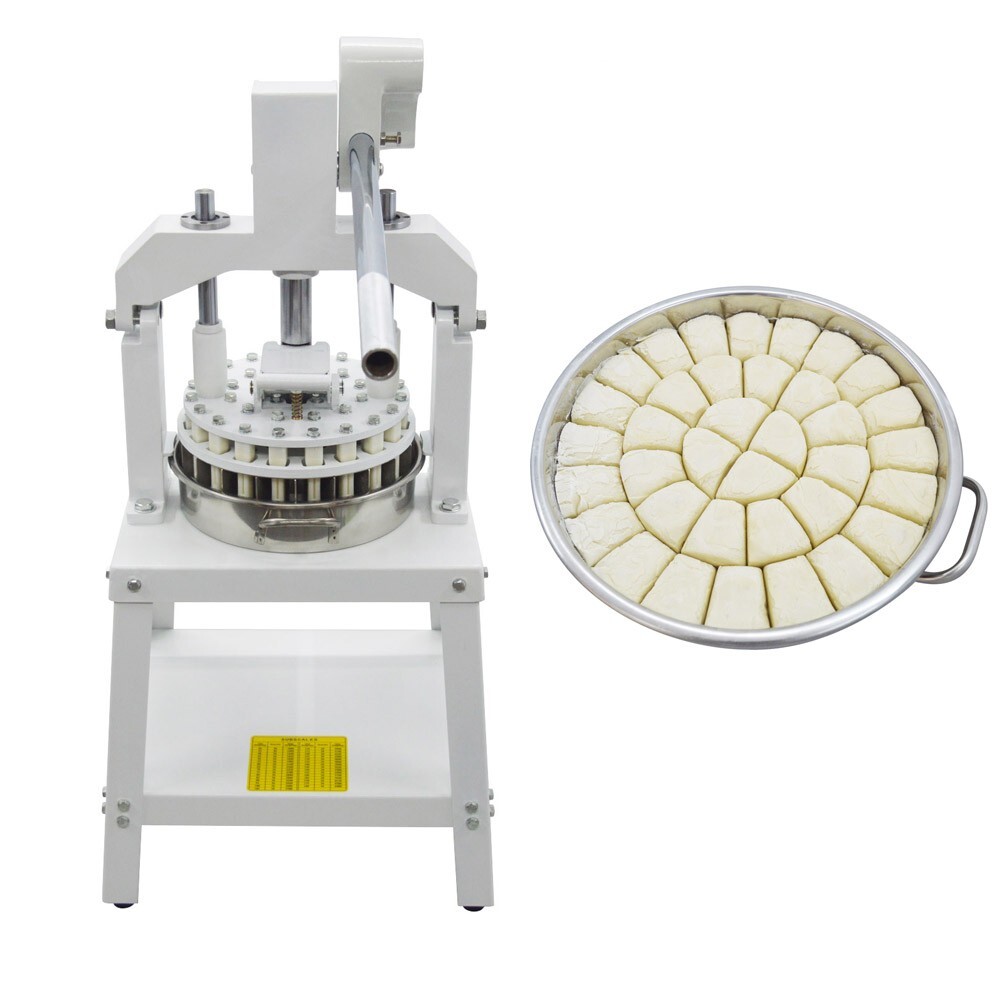 36A 36PCS Commercial Bakery Manual Dough Divider Cutter 30g-160g Portion Weight