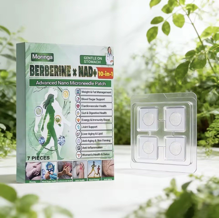 Parches de moringa berberina X Nad, parche profesional de moringa 10 en 1, Parches de moringa berberina X Nad, parche profesional de moringa 10 en 1,